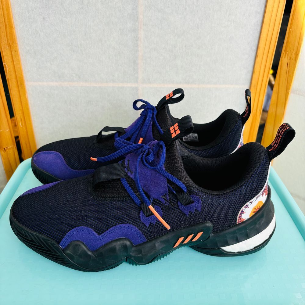 Adidas TRAE YOUNG 1 Black‎ Purple Orange College Men's 11